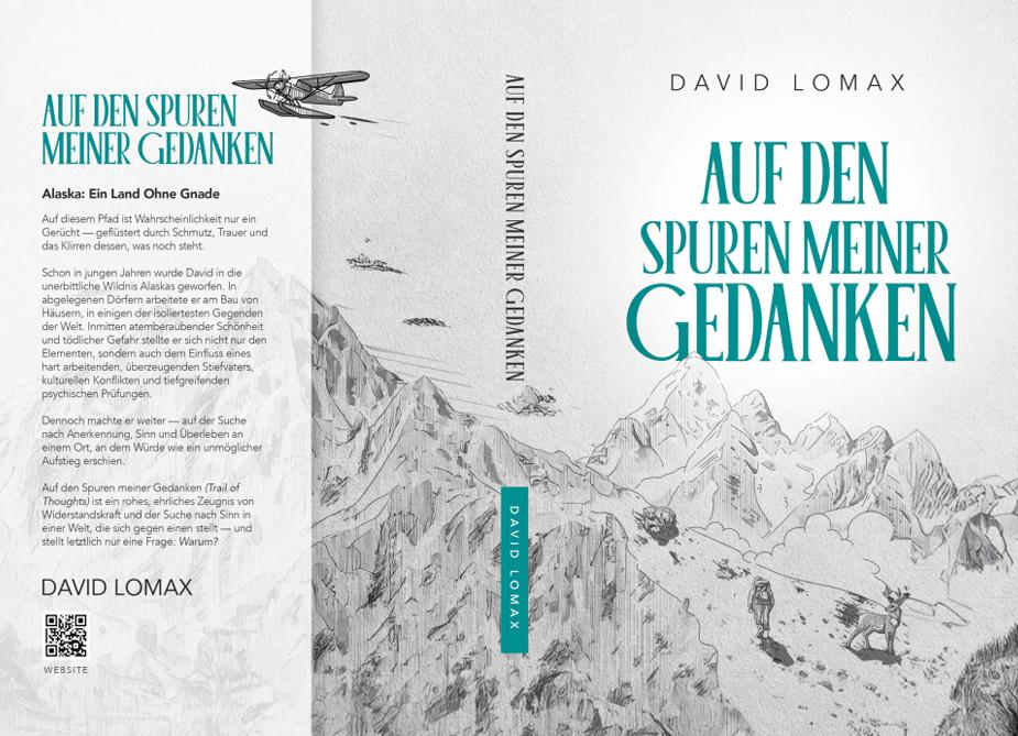 Auf den Spuren meiner Gedanken — Buchcover von David Lomax